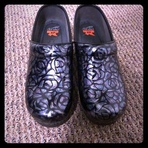 Patterned Dansko Clogs